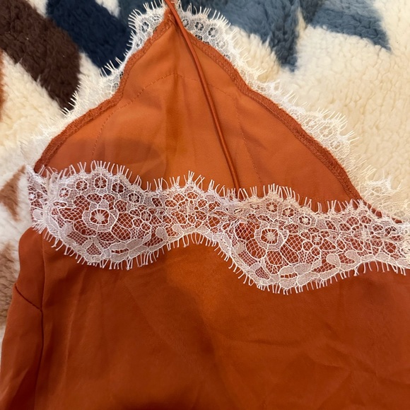 BRAND NEW WITH TAGS Urban Outfitters Rust Slip Dress - Picture 2 of 5